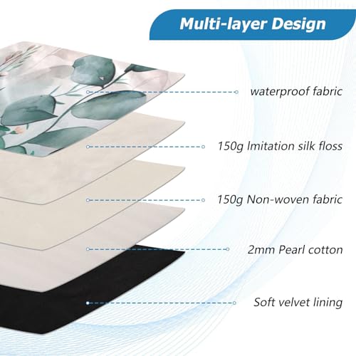 Funda para portátil 13-14 pulgadas impermeable con diseño floral miniatura 4