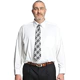 [B＆T CLUB] [サカゼン] 大きいサイズ メンズ シャツT 伸びる ストレッチ ノーアイロン 形態安定 無地 ボタンダウン 長袖 ワイシャツ ビジネス カジュアル RELAX BODY 3L 4L 5L 6L 7L 8L