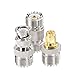 Superbat PL259 Cable CB Coax Cable UHF RG58 Coaxial Cable 3ft +3pcs SMA/BNC/PL259/SO239 Adapter Kit for HAM Radio, Antenna Analyzer, Dummy Load, SWR Meter