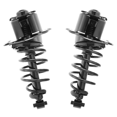 Image of Detroit Axle - FWD 6pc Struts Kit for Ford 2008 2009 Taurus Mercury Sable, 4 Complete Front Rear Struts with Coil Spring Assembly 2 Front Sway Bar End Links Replacement Suspension
