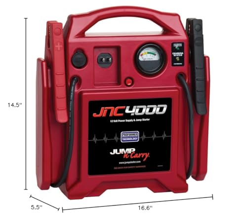 Clore Automotive Jump-N-Carry JNC4000 1100 Peak Amp 12V Jump Starter - Additional View