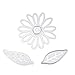 Flower Die Cuts, Buytra Metal Cutting Dies Stamps Embossing Stencil for Card Making Scrapbooking Album Paper DIY Crafts (6 Pieces)