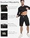 5 Pack Compression Shirts Men Long Sleeve Dry Cool Rash Guard Gym Workout Undershirts Athletic Top