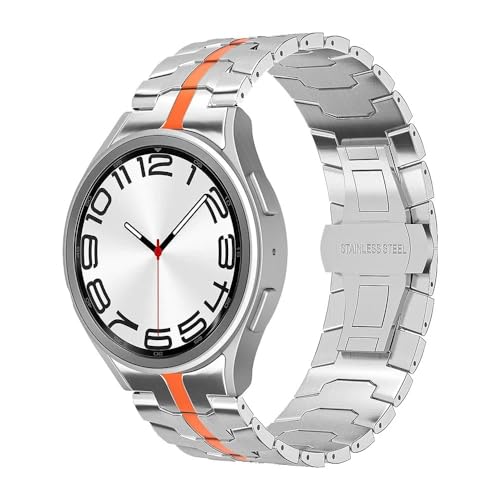 Bracelet Galaxy Watch 7 acier inoxydable métallique 44mm