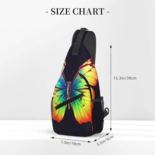 Mochila bandolera cruzada para hombre y mujer negra miniatura 3