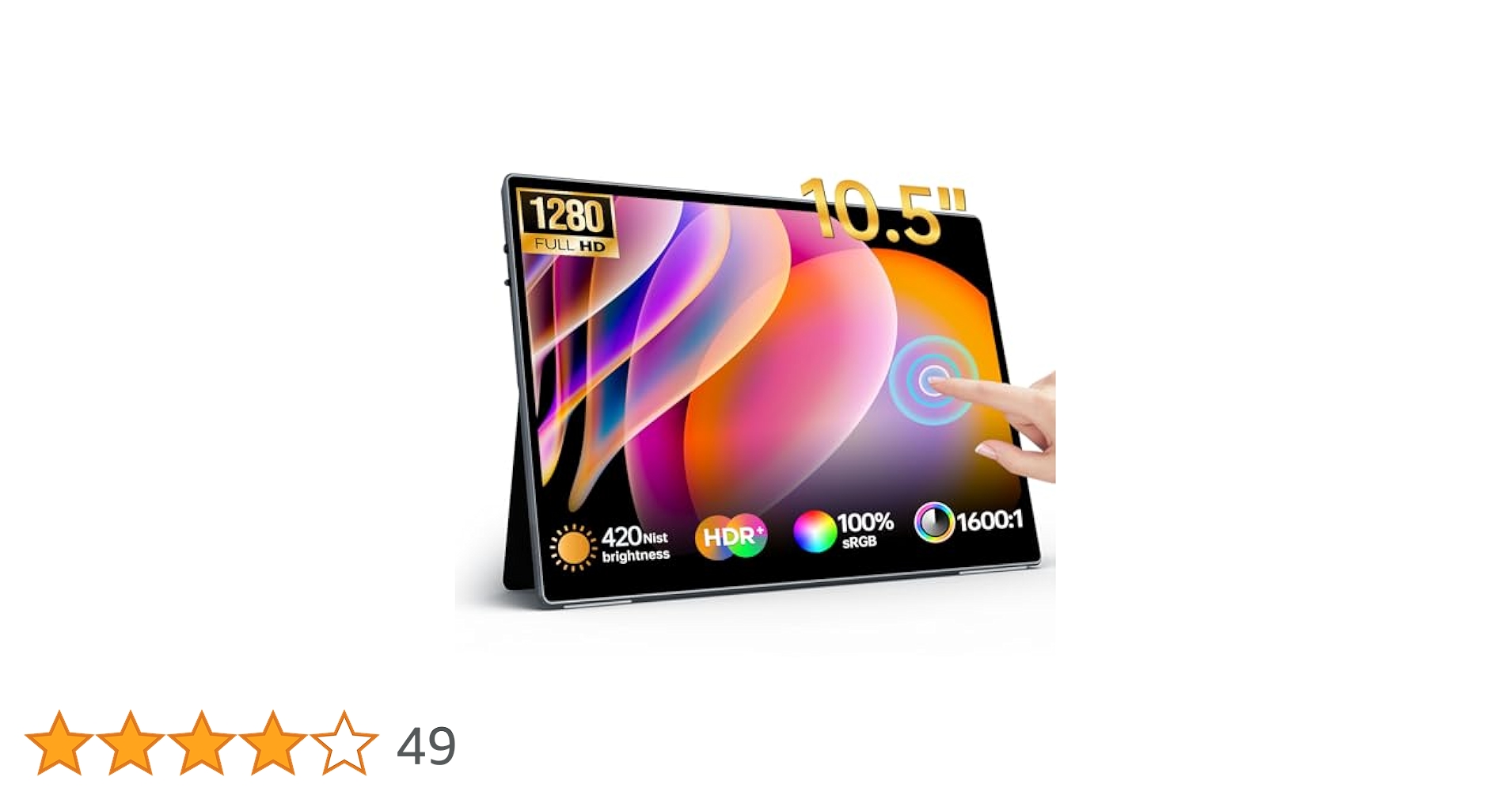Amazon.co.jp: モバイルモニター 10.5インチ タッチパネル 1920