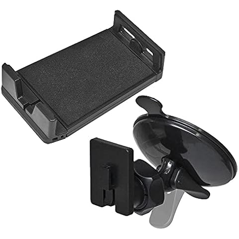 Bracketron NavGrip XL Car Dash Window Mount Holder for Tablets GPS iPhone X 8 Plus 7 SE 6s 6 Samsung Galaxy S9 S8 S7 S6 S5 Note Google Pixel 2 LG Garmin Nuvi TomTom Via Go Magellan DashCam Navigator BT1-651-2 Cover