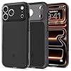 Spigen iPhone 17 Pro Max Hülle [2025 Upgrade Kamerasteuerung] Ultra Hybrid T MagFit Case Handyhülle Transparent Kompatibel mit MagSafe –Matte Black