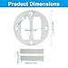 Kyuionty 2 Sets Replacement Air Compressor Head Gasket Kit, Harbor Freight Central Pneumatic Compressor Parts, Test Kit Reed Valve
