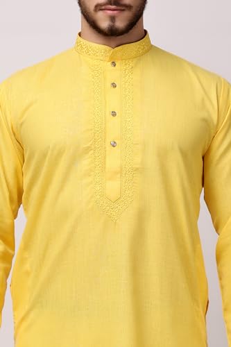 Image of Royal Kurta Men's Cotton Printed Kurta Pyjama