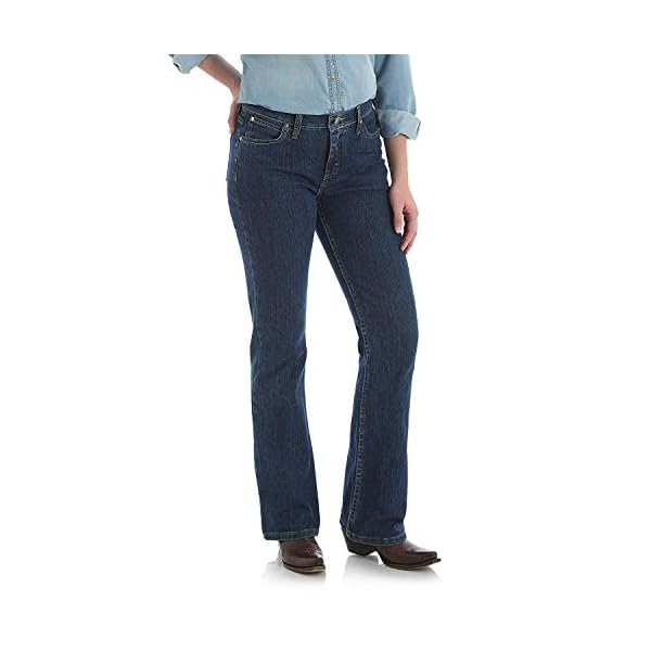 Wrangler-Womens-As-Real-As-Wrangler-Classic-Fit-Boot-Cut-Jean Wrangler Women's As Real As Classic Fit Bot Cut Red Casted Blue Indigo Jean, Casted Blue Indigo, 14Wx34L