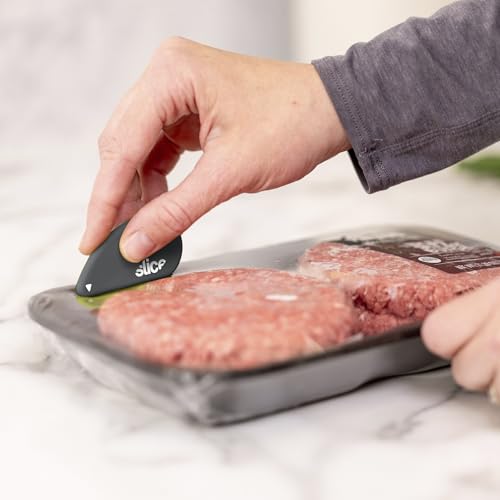 Image of Slice Micro Safety Cutter | Safe Ceramic Box Cutter Lasting 11x Longer than Metal | Keychain Box Opener | 2 Pack | Millennial Gray