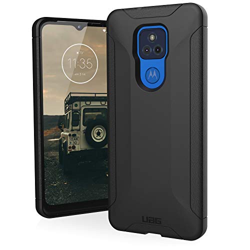 Coque Moto G Play 2021 UAG Scout noire robuste et légère pour modèle américain