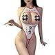 SINROYEE Sexy japanische Dessous, Cosplay, ungezogene Anime-Unterwäsche (rot 3)