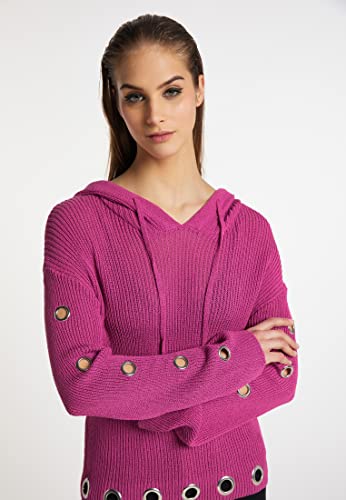 Pull à capuche femme en coton bio molletonné avec poche kangourou - 2