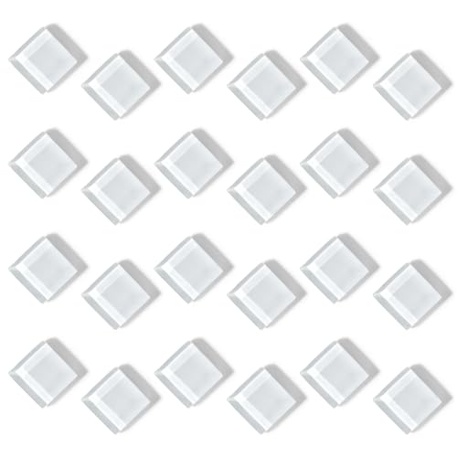 Imanes de vidrio blanco para refrigerador, 24 piezas
