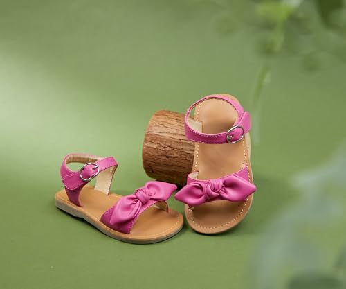Image of ESTINE Toddler /Little Kid Girls Bow Open Toe Flat Evening Dress Sandals