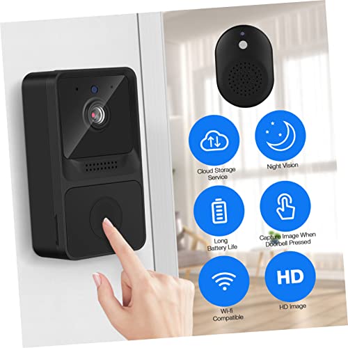 Tofficu Sonnette Vidéo WiFi sans Fil avec Caméra pour Maison Et Bureau Appels Vidéo Et Nocturne