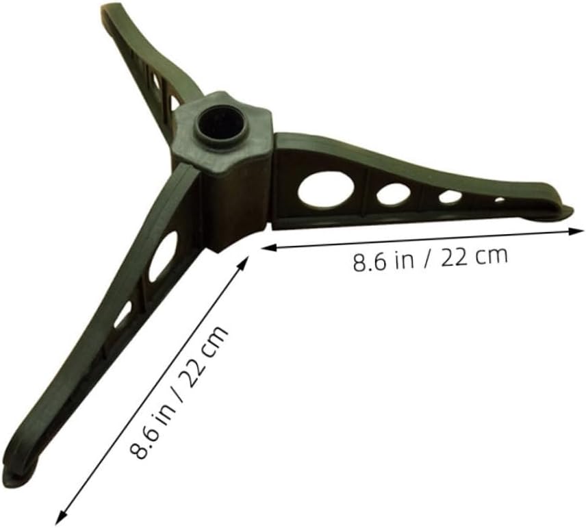 2pcs Plastic Christmas Tree Stand Base Green Artificial Xmas Tree Holder Stable Support Bracket and Holiday Display