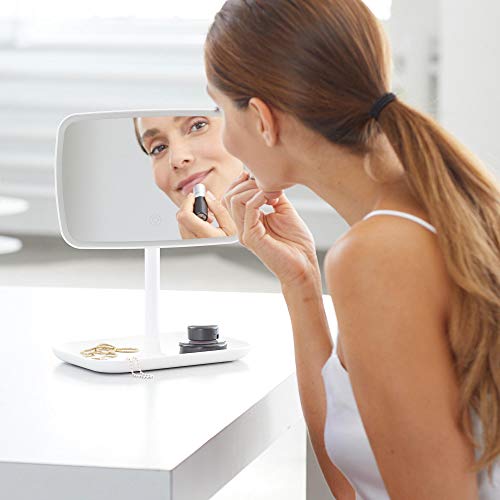 medisana CM 848 cosmetische spiegel, make-up spiegel met LED-verlichting, dimbaar, 5 en 10x zoom, 360° draaifunctie… - Image 4