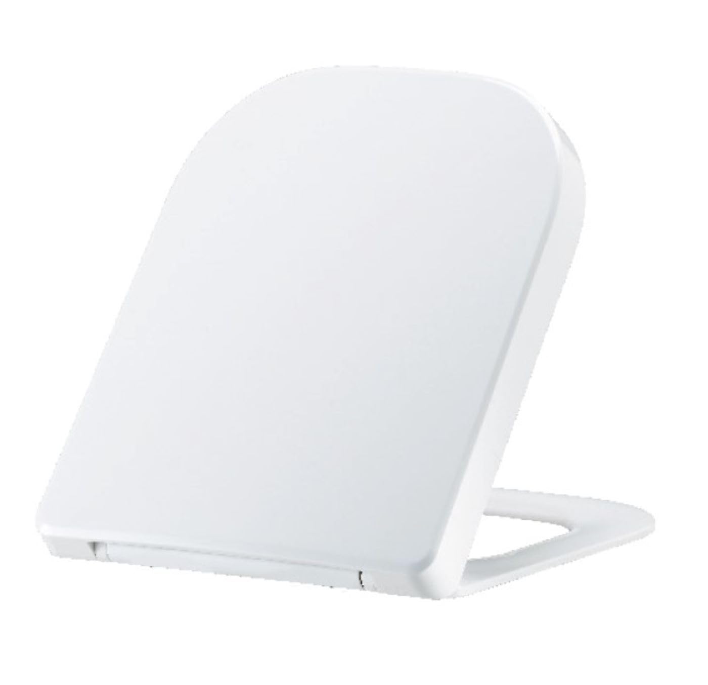 Tapa de WC GAP, asiento blanco, DUROPLAST de alta resistencia. Con sistema de cierre suave (SOFT CLOSE), antibacteriana y resistente a golpes, garantizando durabilidad y comodidad en cada uso.