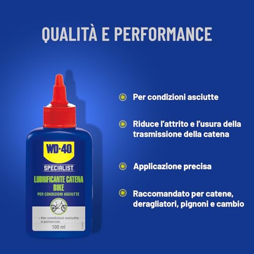WD-40 Lubrificante catena bicicletta condizioni secche 100 ml - Specialist BICI - 3