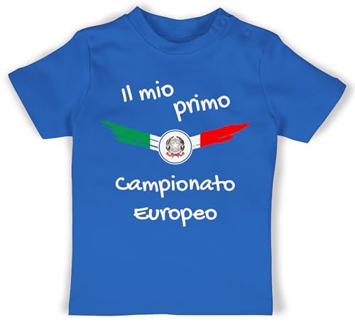 Baby T-Shirt Mädchen Jungen - 2026 Fussball WM Fanartikel - Meine erste EM...