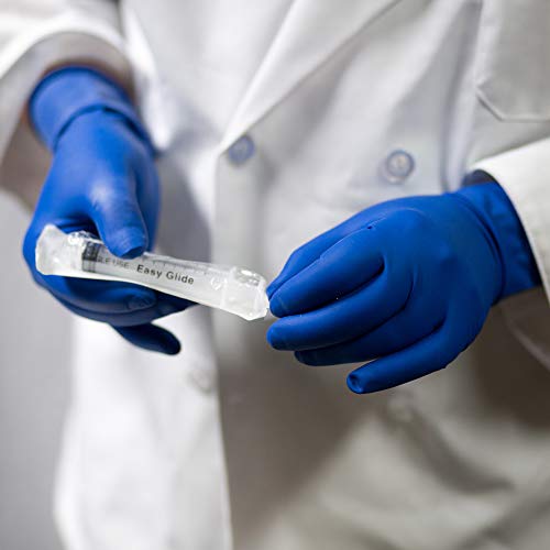 Gloveworks Hd Medical Blue Latex Gloves, Box Of 50, 13 Mil, Size Large, 12 Inches Long, Powder Free, Textured, Disposable, Non-Sterile, Gplhd86100Bx #TOP5