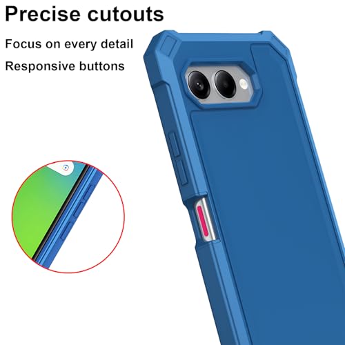 Funda para T-Mobile REVVL 8 de silicona con protector de pantalla anticaídas 5