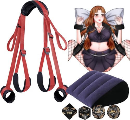 Adult Couples' Sex Swing, Restraint Sex Door Bed Restraints Sex Bondage Set for Couple Adjustable Sex Swing with Seat Position Bed Restraints Adult Sweater D24