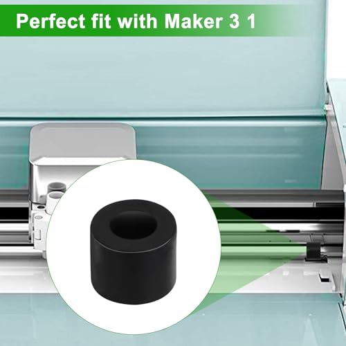 8 Stück Ersatzgummi-Rollen, kompatibel mit Cricut Maker/Maker 3/Explore Air2 1 Serie, Gummi-Radmattenführung für Cricut Reparaturzubehör