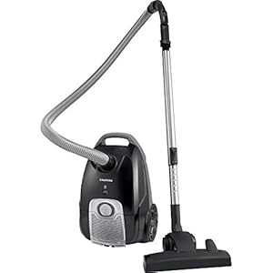 GRUNDIG GMM1710 VCC4750A Leistungsstarker Bodenstaubsauger, Kunststoff, Schwarz/Silber, único
