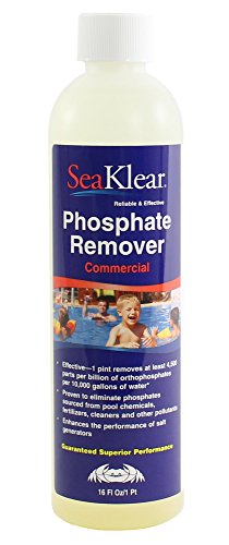 WQA Certified - SeaKlear Phosphate Remover for Pools, 1 Pint Bottle