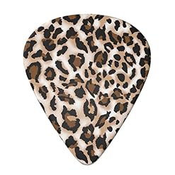 Lot de 6 médiators pour guitare acoustique, guitare électrique, basse, ukulélé Imprimé léopard - Les Beatles, Paul McCartney, John Lennon, RIngo Starr, George Harrison Lot de 6 médiators pour guitare acoustique, guitare électrique, basse, ukulélé Imprimé léopard – Image 3