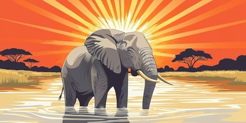 �������G �T���Z�b�g��, �q���p ��l�p ���S��, DIY �G �f�W�^�����G �L�b�g �ȒP �����Ńy�C���g��l�����L�b�g �����h��G ��� �A�N�������ʊG�̋�M�t����H�| �|�p��h��C���e���A �Ǐ��� �j���̑��蕨 30x60cm (�t���[�����X) i-8