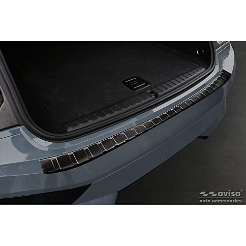 Seuil de coffre inox noir BMW iX 2021- Avisa Ribs Premium