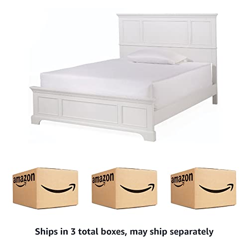 Homestyles Naples Queen Bed, White #TOP5
