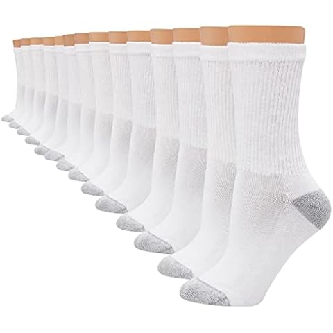 Hanes Women's Value, Crew Soft Moisture-Wicking Socks Cover