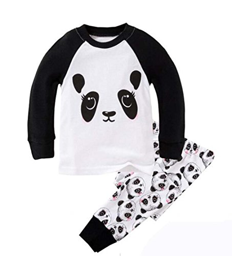 [Babyfashion] 綿100％ 子供パジャマ ルームウェア キッズ 女の子 男の子 上下セット 恐竜など柄 長袖 寝巻き ボーイズ ガール 女児 男児 ベビー 2-11歳(白い,5 Years)