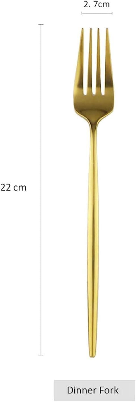 Dinner Forks,Table Forks, Cutlery Set Dinner Fork Stainless Steel Dinnerware Flatware Gold Fork Wedding Party