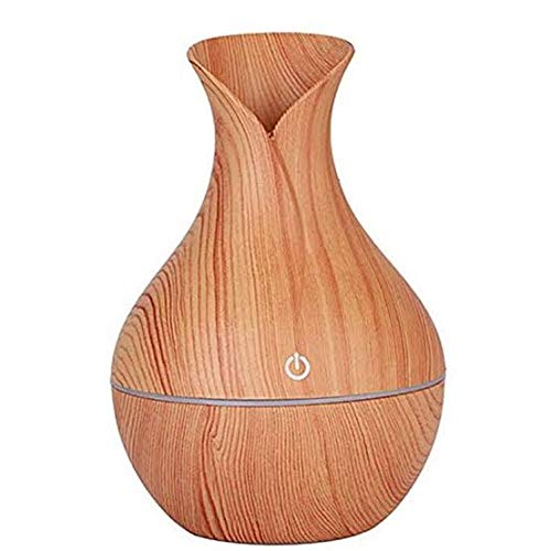 PORT WOODEN AROMA HUMIDIFIER 2 SEASPIRIT Magic Cool Mist Humidifiers Essential Oil Diffuser Aroma Air Humidifier with Led Night Light Colorful Change for Car, Office, Babies, humidifiers for home (Port Humidifier, Light Wood)