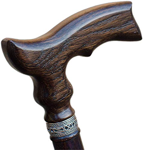 Stylish Wooden Walking Cane for Men and Women - Fancy Wood Canes and Walking Sticks Fashionable