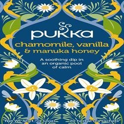 Pukka Herbs Manzanilla, vainilla y Manuka 20 bolsas x 5 (paquete de 5)