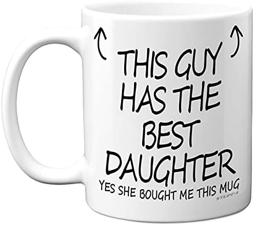 This Guy Has The Best Sis Mug - Brother Birthday Present from Sister, Brother Gifts 11oz Ceramic Dishwasher Safe Coffee Mugs - Birthday, Christmas Day, Secret Santa, Cup - Made in UK Stuff4