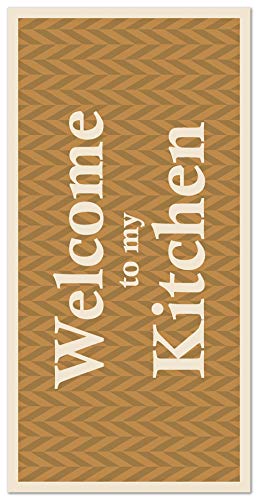 Panorama Alfombra Vinílica Cocina Bienvenido A Mi Cocina Naranja 60x110 Cm - Alfombra Cocina Vinilo - Alfombra Salón Antideslizante, Antihongos E Ignífuga - Alfombras Grandes - Alfombras Pvc Panorama Alfombra Vinílica Cocina Bienvenido A Mi Cocina Naranja 60x110 Cm - Alfombra Cocina Vinilo - Alfombra Salón Antideslizante, Antihongos E Ignífuga - Alfombras Grandes - Alfombras Pvc