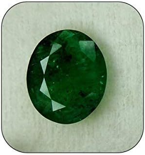 コロンビアエメラルドストーン 7.25ラッティ/6.52カラット 非加熱ラボ認定ルースプレシャスパナジェムストーン、天然エメラルドパ