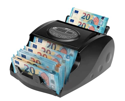 🌍 COMPATIBILE CON EUR € E USD $: Non è solo una macchina verifica soldi per euro, ma anche un sistema compatibile con dollari e altre valute. Questa versatilità la rende essenziale per banche, uffici di cambio e supermercati che gestiscono più divise. Con il suo sistema di controllo banconote false, la BJ-05 diventa un alleato fondamentale per attività internazionali, operando anche come contasoldi banconote e soldi falsi per garantire precisione e sicurezza.