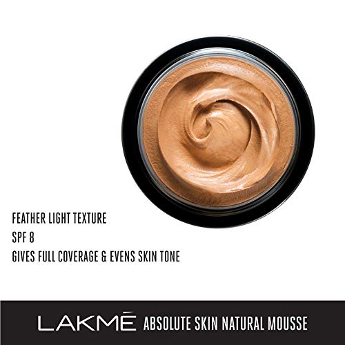 Image of LAKME Absolute Skin Natural Mousse, Rose Fair & Absolute Skin Natural Mousse, Golden Light (Pack of 2)