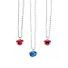 Fun Express Patriotic Jingle Bell Beaded Necklaces 12 Pieces