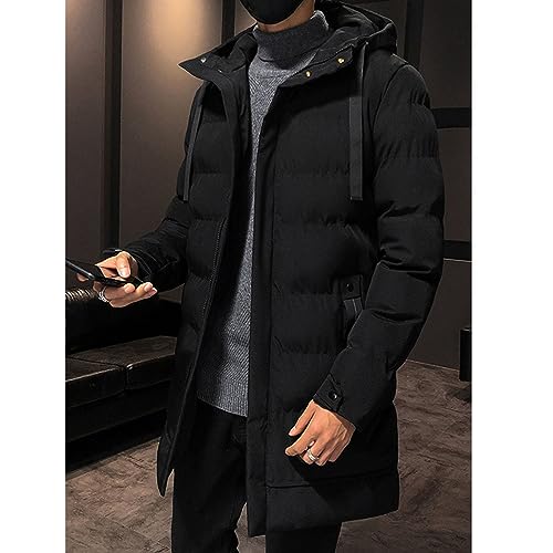 Manteau matelassé à capuche pour hommes contre le froid